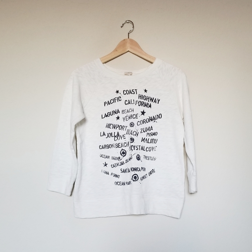 J.CREW - CALIFORNIA BEACHES SWEATER